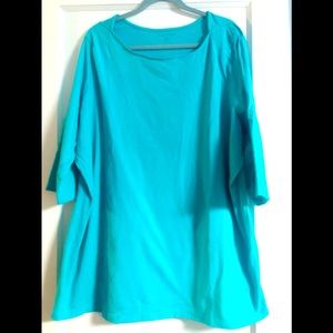 Pretty plus size tunic tee